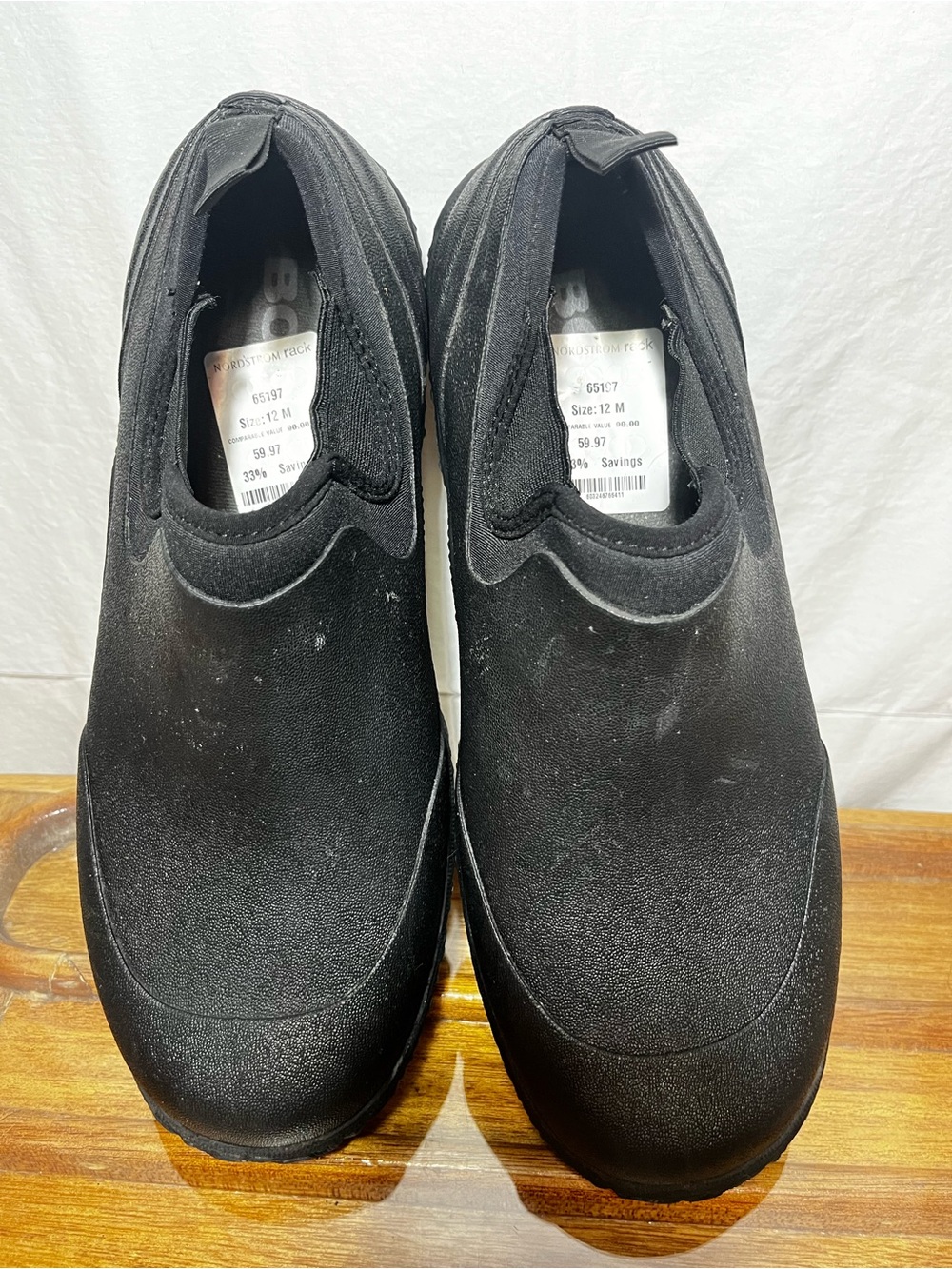 Bogs Men's Urban Walker Low Waterproof Slip-On Shoes Black Size 12📝 - Picture 10 of 13